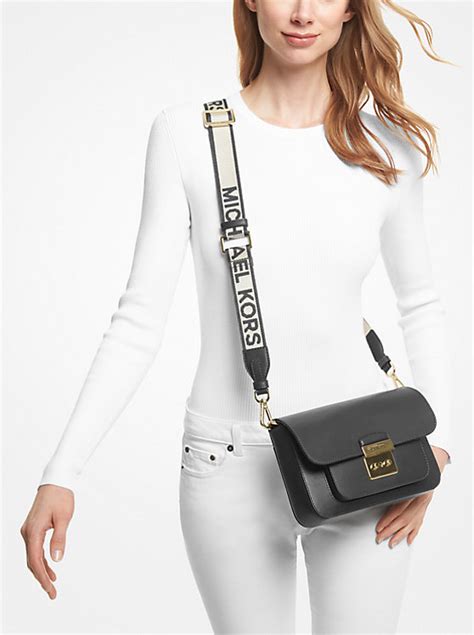 michael kors sloan editor messenger bag|Michael Kors Sloan Editor Medium Signature Logo Messenger .